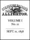 [Gutenberg 55007] • Stephen H. Branch's Alligator, Vol. 1 no. 21, September 11, 1858